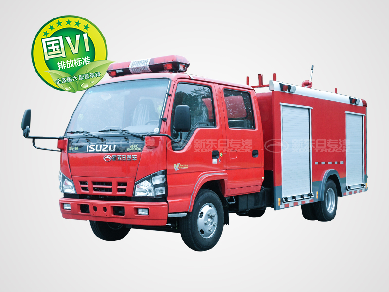 国六 五十铃600P水罐消防车