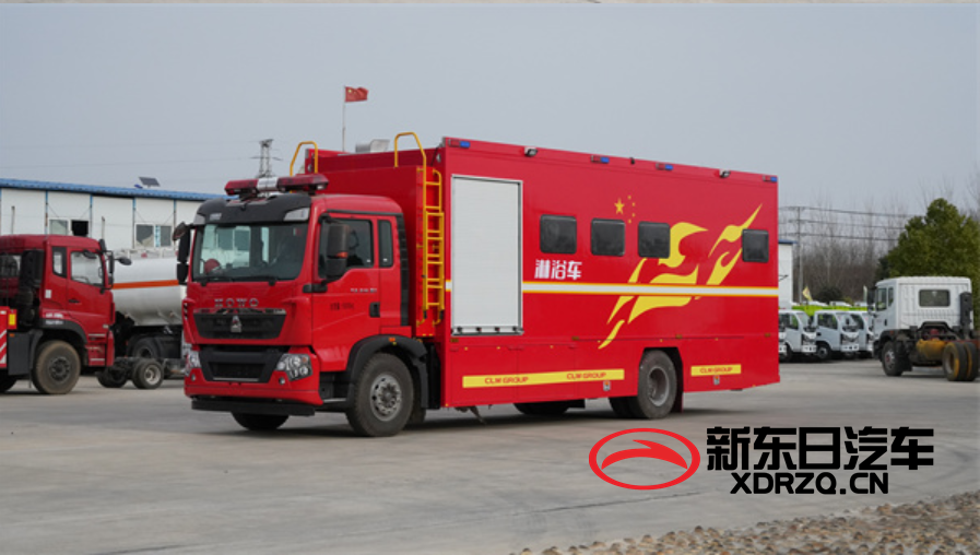 重汽豪沃8-10位淋浴车图片